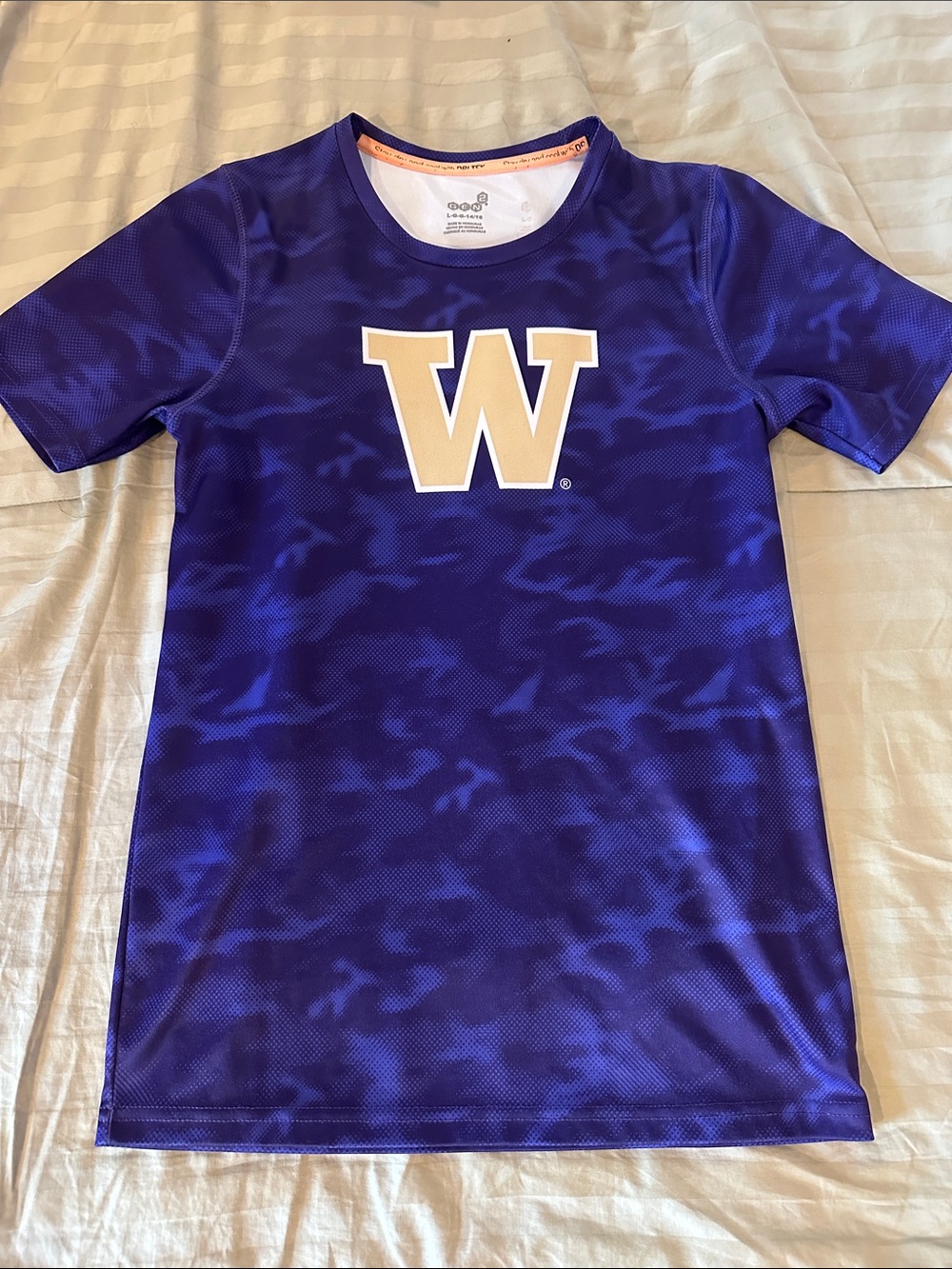 Kids Purple Short Sleeve University of Washington Huskies Tee